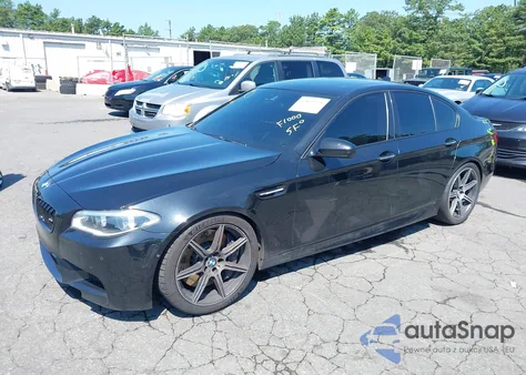 2014 BMW M5 из США, поврежденный, VIN WBSFV9C57ED593730